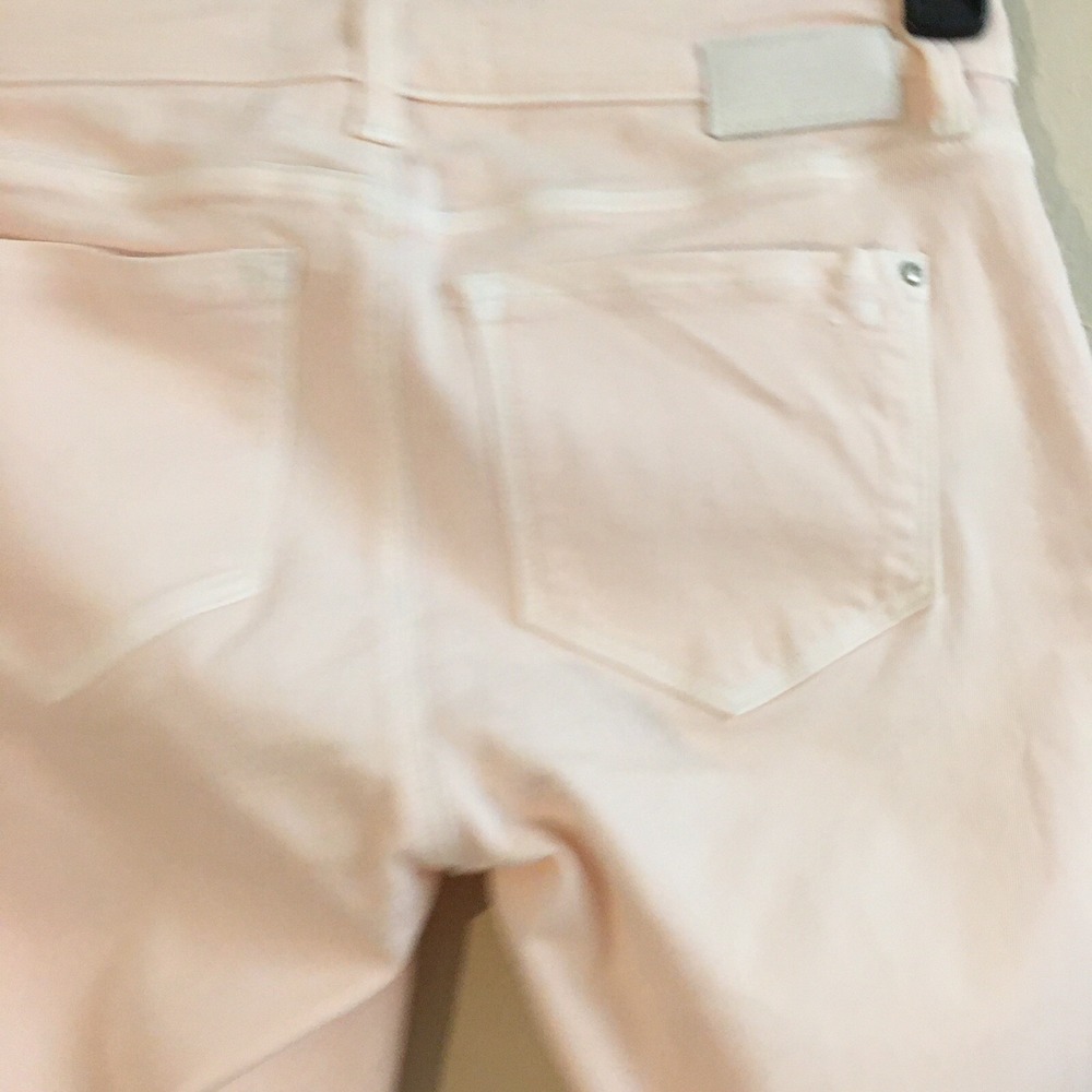 NEW Mavi Jeans 27 Pink Adriana Ankle Mid Rise Super Skinny Stretch Denim - Picture 7 of 15